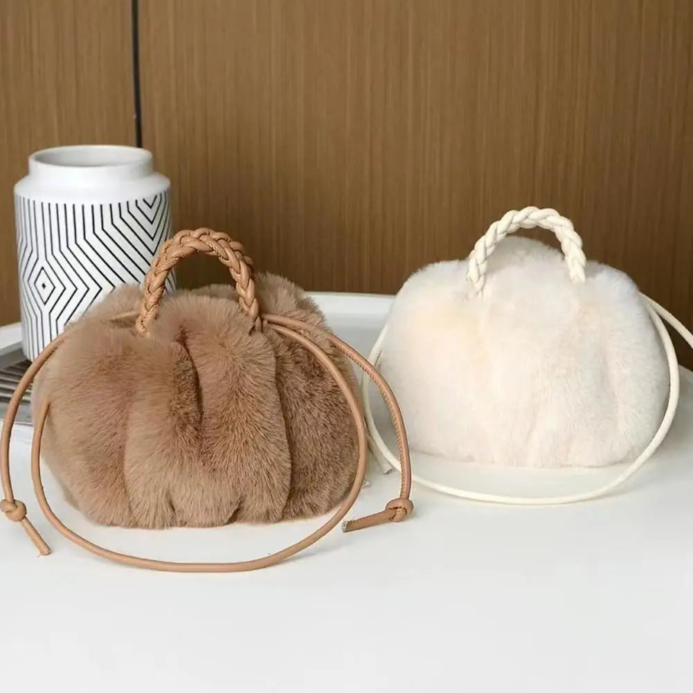 Olivia Faux Fur Crossbody Bag