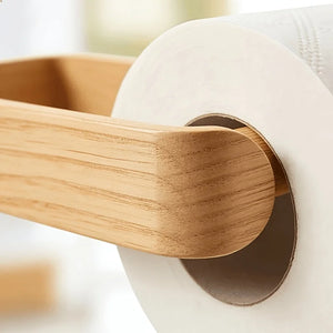 Wall-Mounted Toilet Paper Holder with Shelf – alternate view