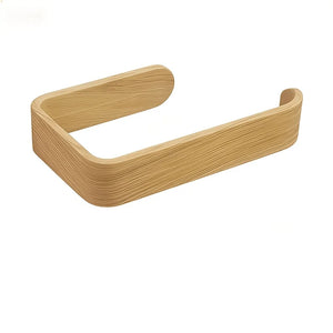 Wall-Mounted Toilet Paper Holder with Shelf – alternate view