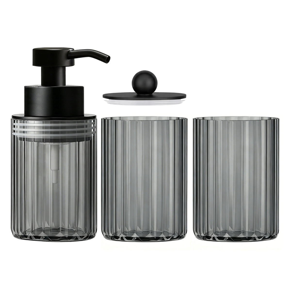 3-Piece Bathroom Countertop Accessory Set – alternate view