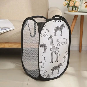 Collapsible Laundry Hamper and Storage Basket – alternate view
