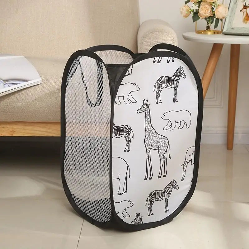 Collapsible Laundry Hamper and Storage Basket – alternate view