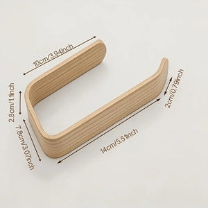 Wall-Mounted Toilet Paper Holder with Shelf – alternate view