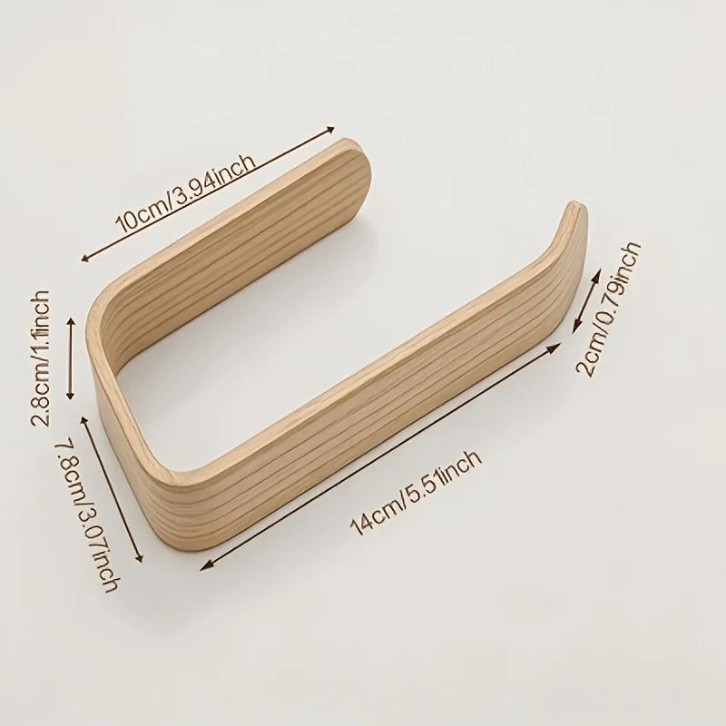 Wall-Mounted Toilet Paper Holder with Shelf – alternate view