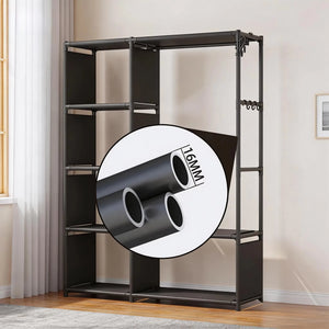 Multi-Tier Clothes and Quilt Storage Rack