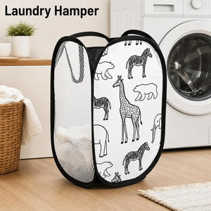 Collapsible Laundry Hamper and Storage Basket – alternate view