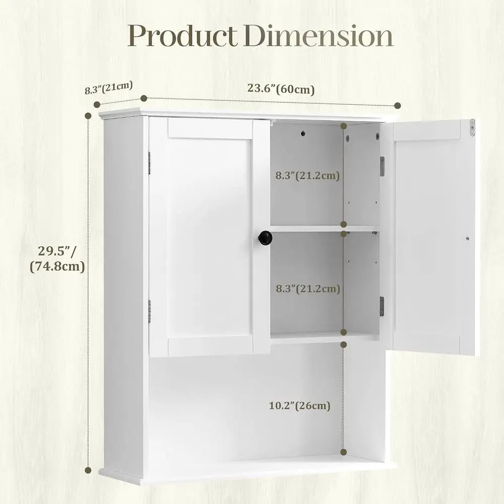 Wall-Mounted Bathroom Medicine Cabinet – alternate view