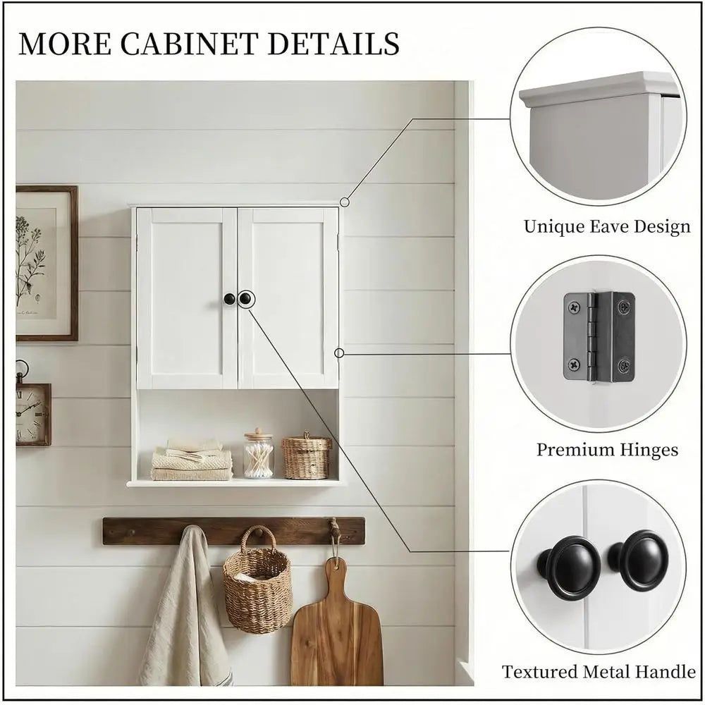 Wall-Mounted Bathroom Medicine Cabinet – alternate view