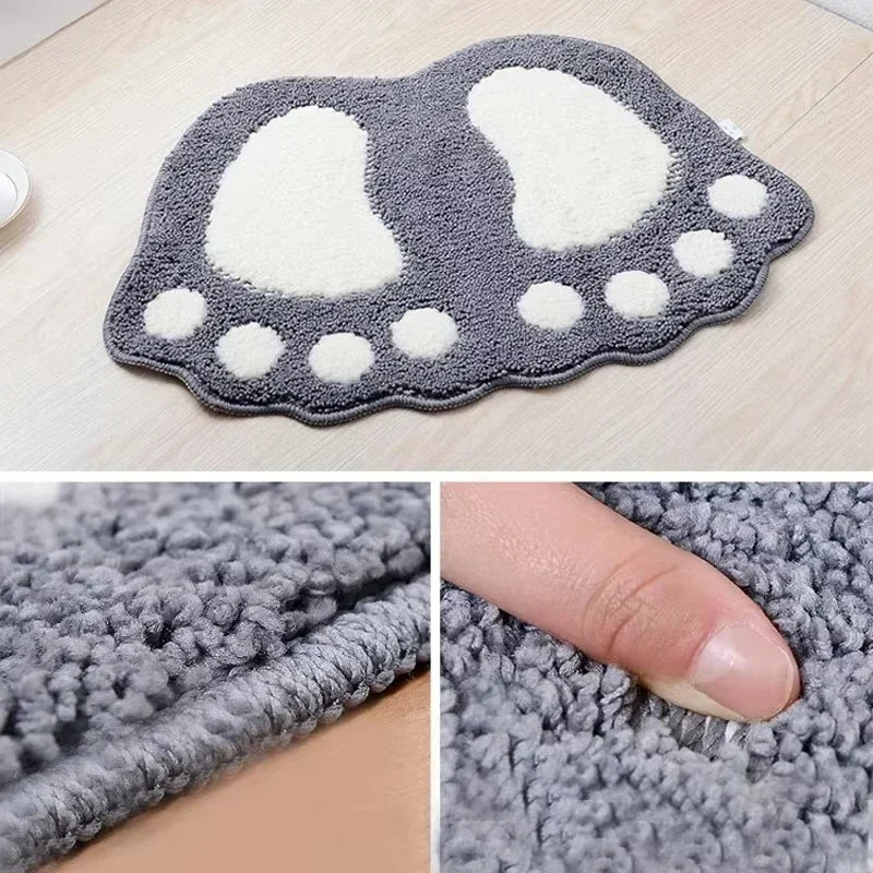Absorbent Non-Slip Microfiber Bath Mat – Pink