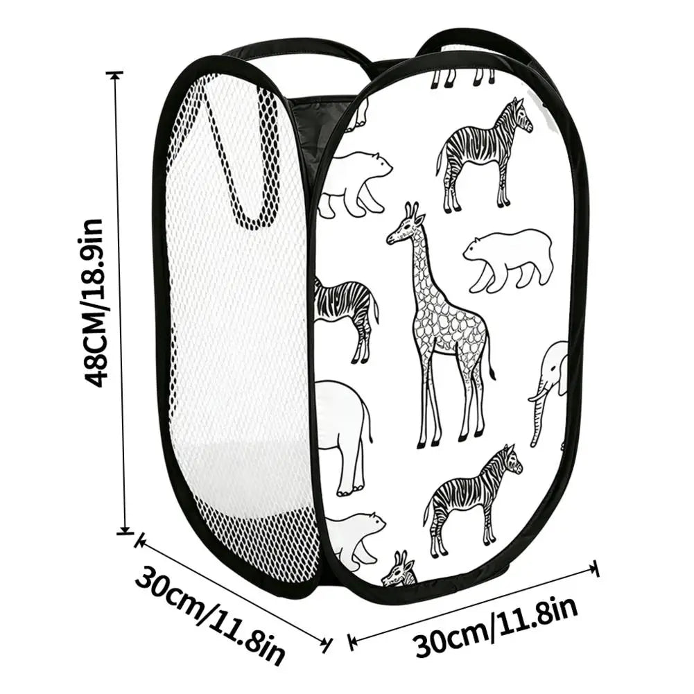 Collapsible Laundry Hamper and Storage Basket – alternate view
