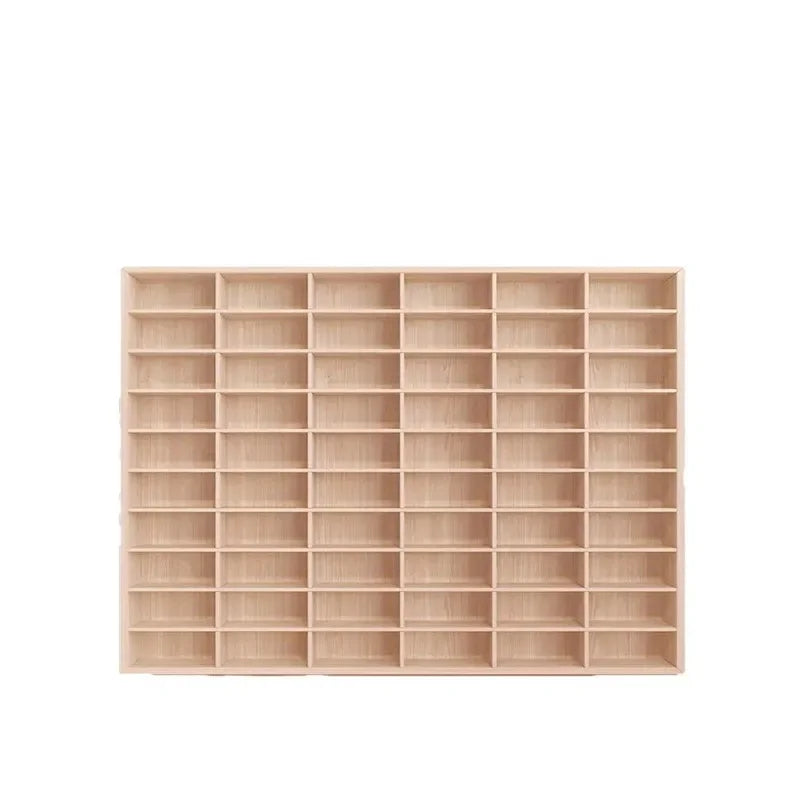 Solid Wood Multi-Compartment Storage Organizer