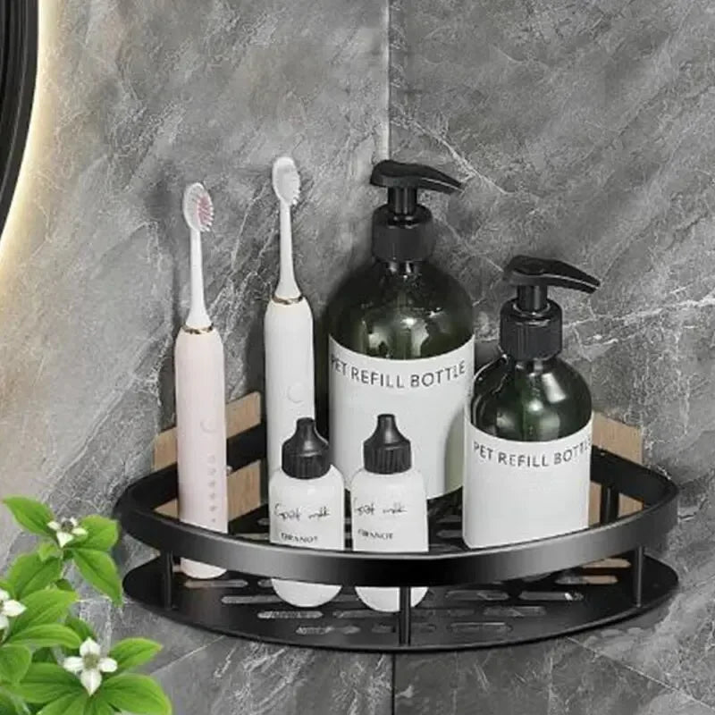 No-Drill Corner Shower Storage Shelf – alternate view