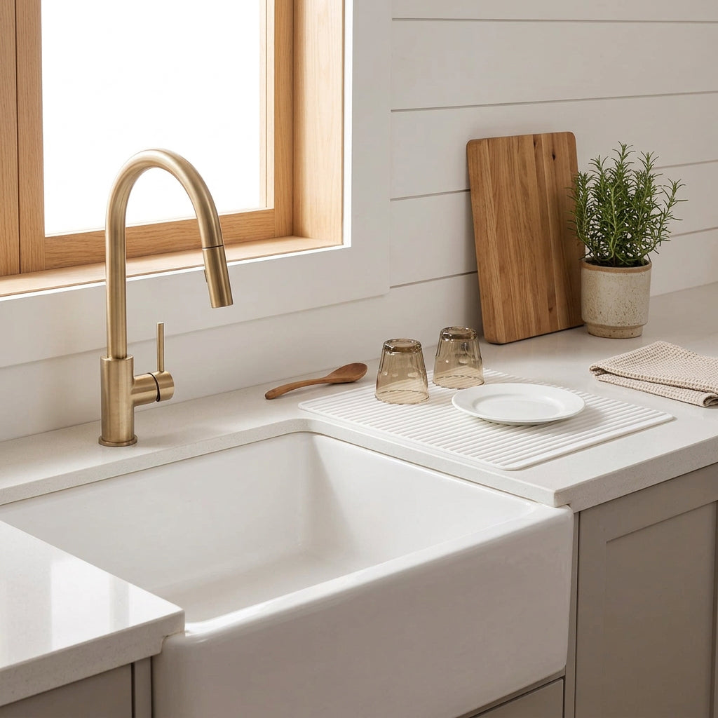 White Drying Mat 