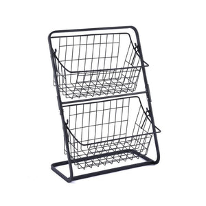 Stainless Steel Multilayer Spice and Fruit Rack – alternate view